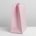 Пакет ламинированный «Розовый», ML 23 × 27 × 11.5 см